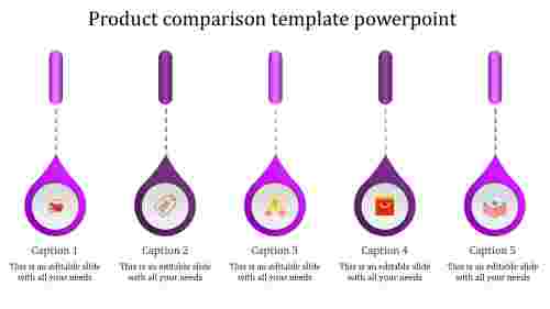product comparison template powerpoint-product comparison template powerpoint-purple
